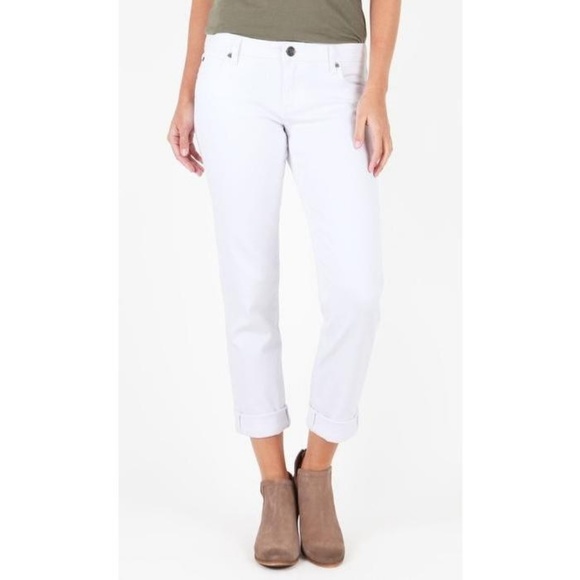 Kut from the Kloth Denim - Kut from the Kloth white boyfriend jeans